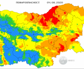 Екстремален индекс за пожароопасност е в сила в 10 области