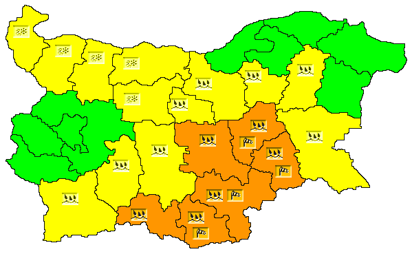 За 10 декември Националният институт по метеорология и хидрология издаде предупреждение от втора степен (оранжев код) за значителни валежи от дъжд с очаквани...