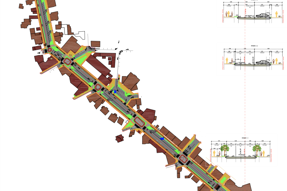 Повече зелени площи от сега съществуващите са предвидени в проекта за благоустрояване на булевард „Хаджи Димитър“ в Сливен. Премахнатите дървета по време...