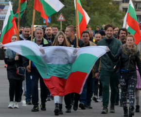 Протест в Харманли срещу бежанския център