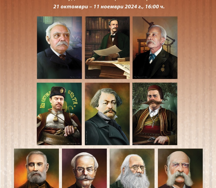  На 21 октомври от 16:00 часа в централното фоайе на Регионална библиотека „Сава Доброплодни“-Сливен ще бъде открита изложба портрети „Бележити възрожденци...