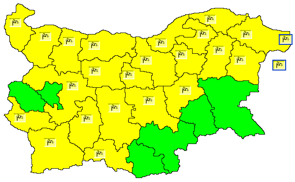 Жълт код за бурен вятър в почти цялата страна е обявен днес. Поривите на вятъра е възможно да достигнат повече от 86 км/ч. Препоръчително е всички предмети...